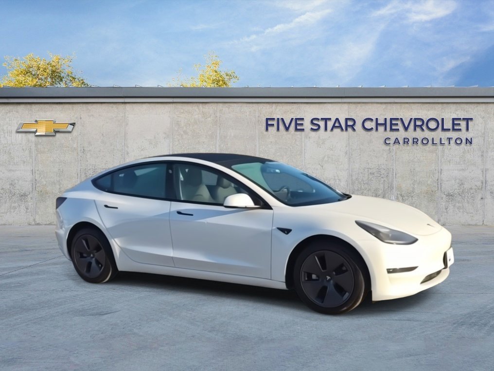Used 2023 Tesla Model 3 Base with VIN 5YJ3E1EA2PF607003 for sale in Carrollton, TX