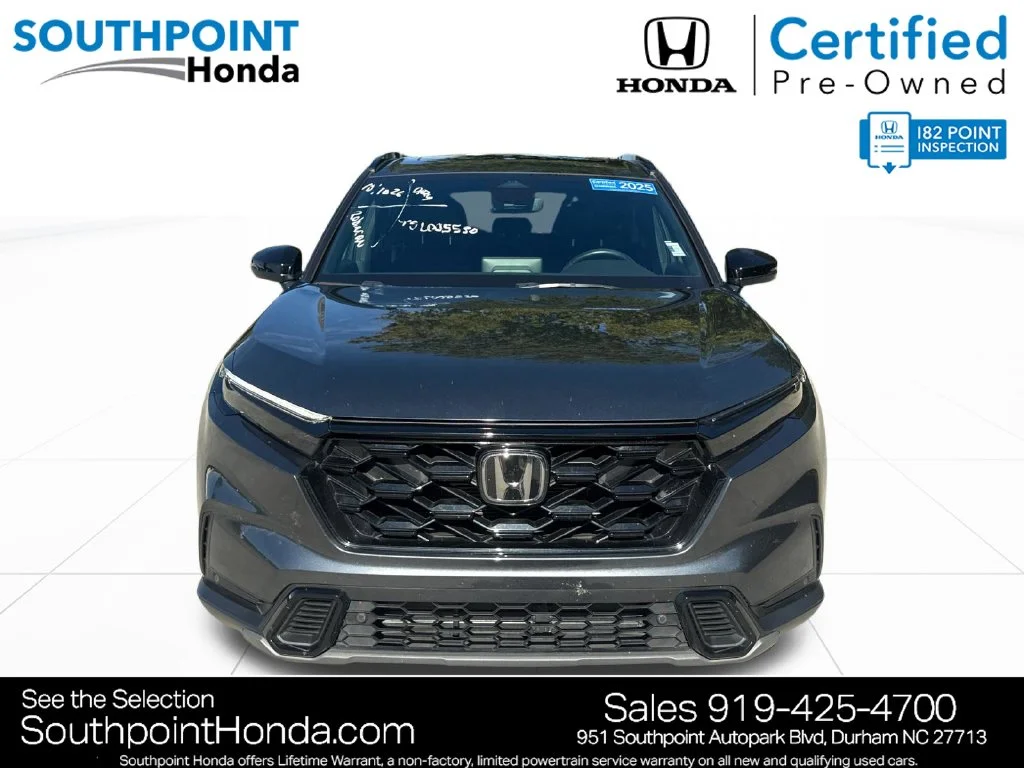 Certified Used 2025 Meteorite Gray Metallic Honda HYBRID 2WD SPORT-L image 2