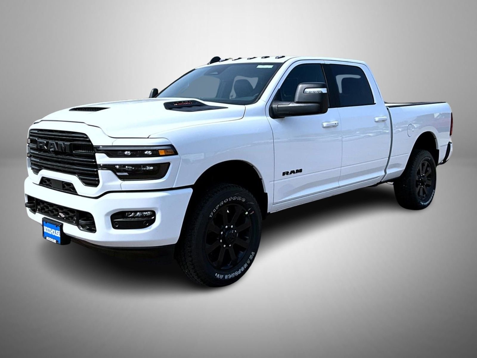 New 2026 Bright White Clear-Coat Exterior Paint RAM Laramie image 1