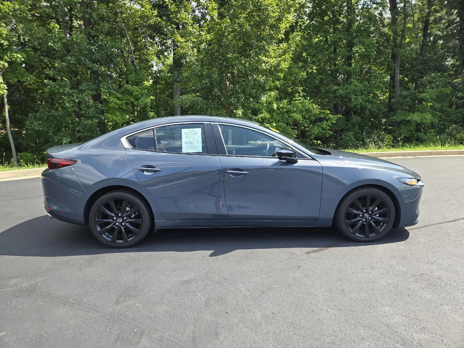 Used 2023 Polymetal Gray Metallic Mazda 2.5 S Carbon Edition image 2