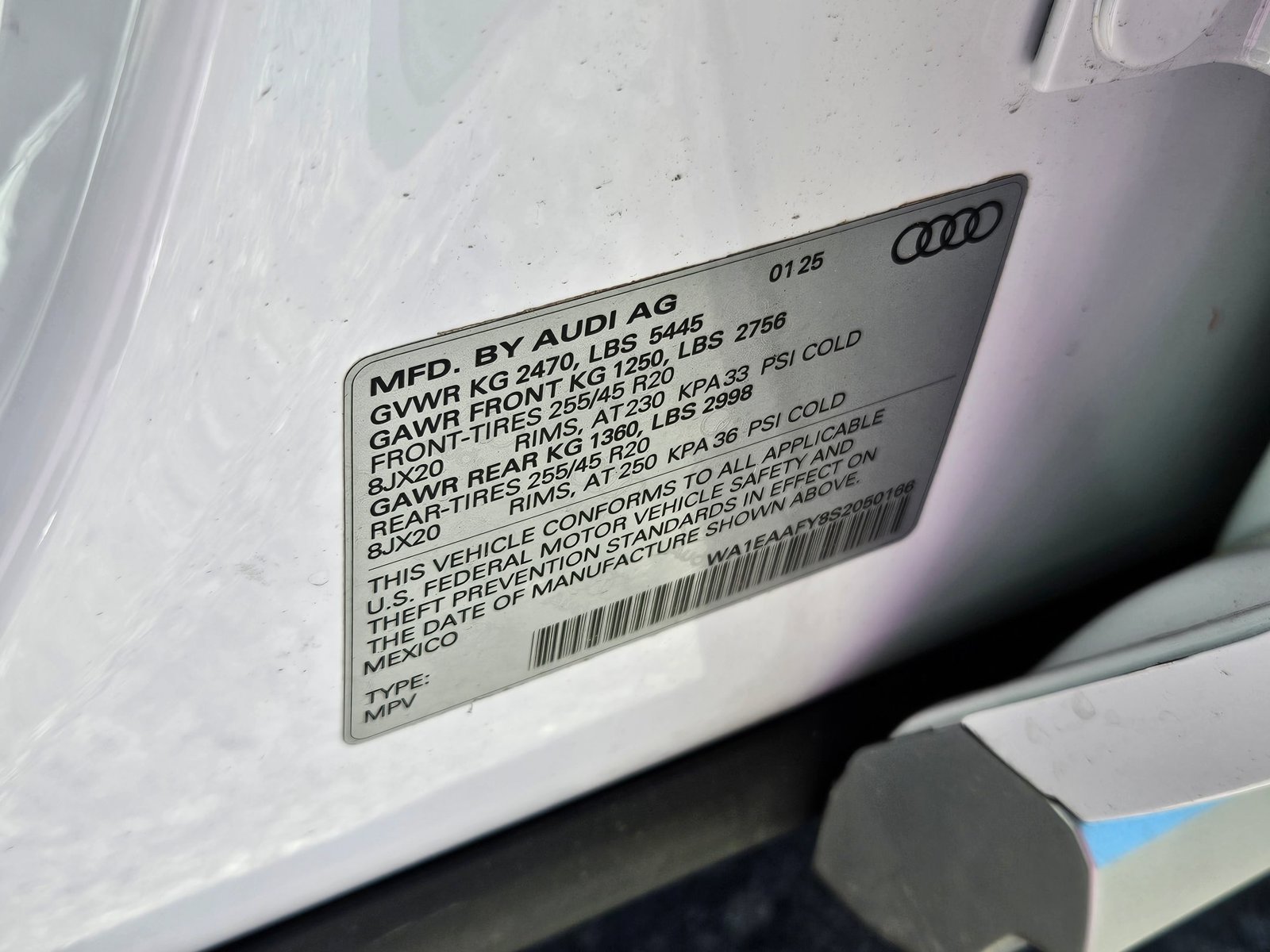 Used 2025 Arkona White Audi S line Premium Plus image 25