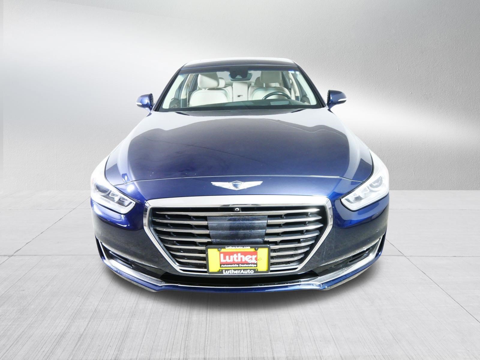 Used 2018 GENESIS G90 Premium with VIN KMHG34JA9JU037882 for sale in Golden Valley, Minnesota