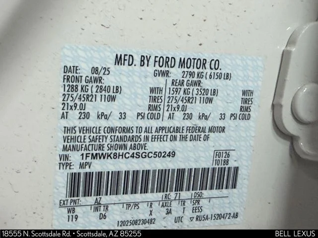Used 2025 White Ford Platinum image 35