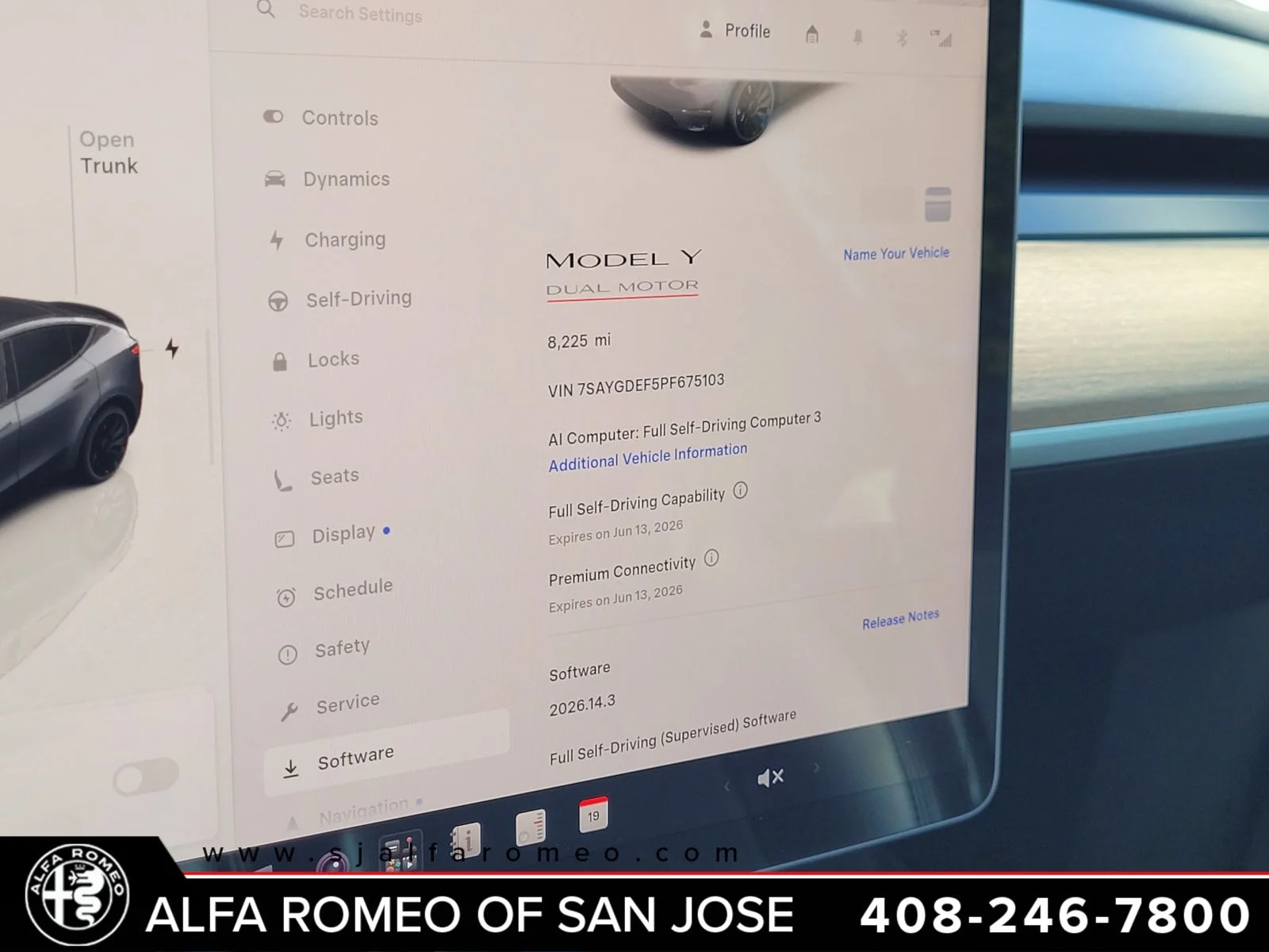 Used 2023 Gray Tesla Performance image 8