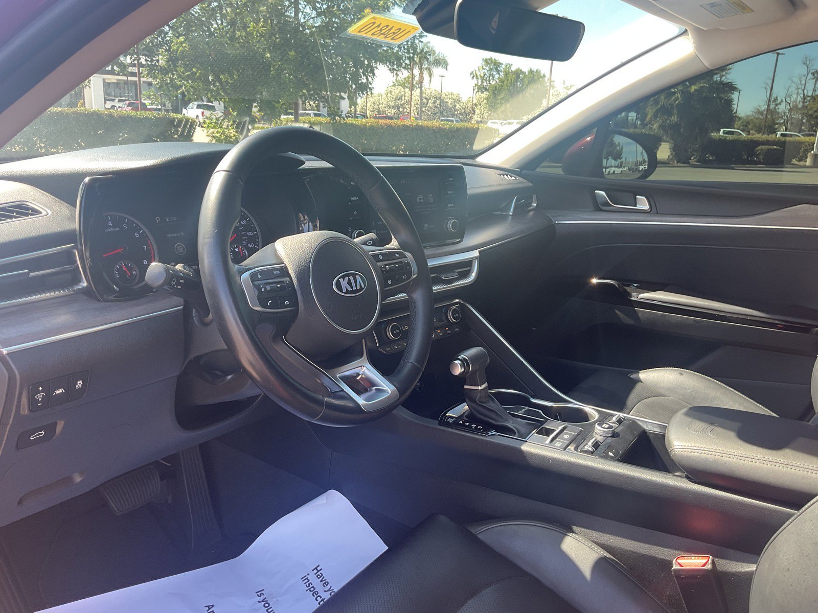 Used 2021 Passion Red Kia EX image 16