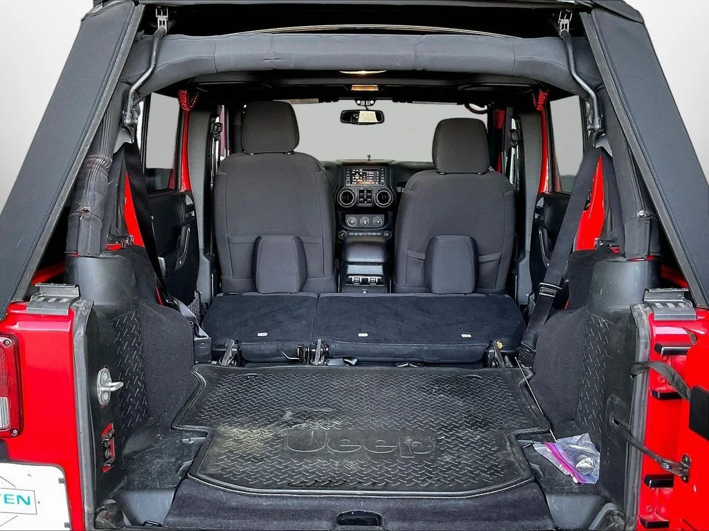 Used 2017 Red Clearcoat Jeep Unlimited Sport image 8