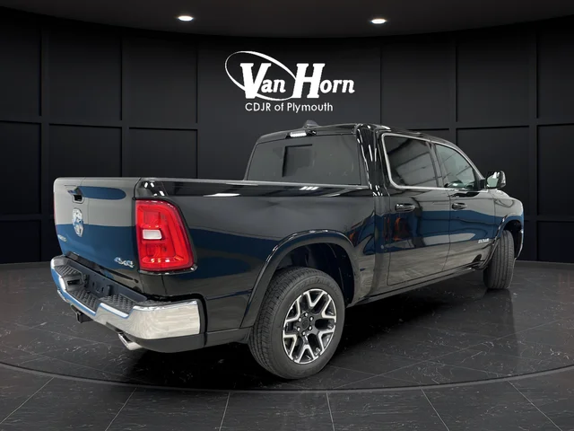 New 2026 Diamond Black Crystal Pearl-Coat Exterior Paint RAM Laramie image 7