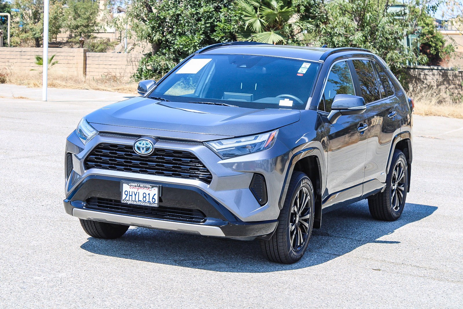 Used 2022 Magnetic Gray Metallic Toyota Hybrid SE image 3
