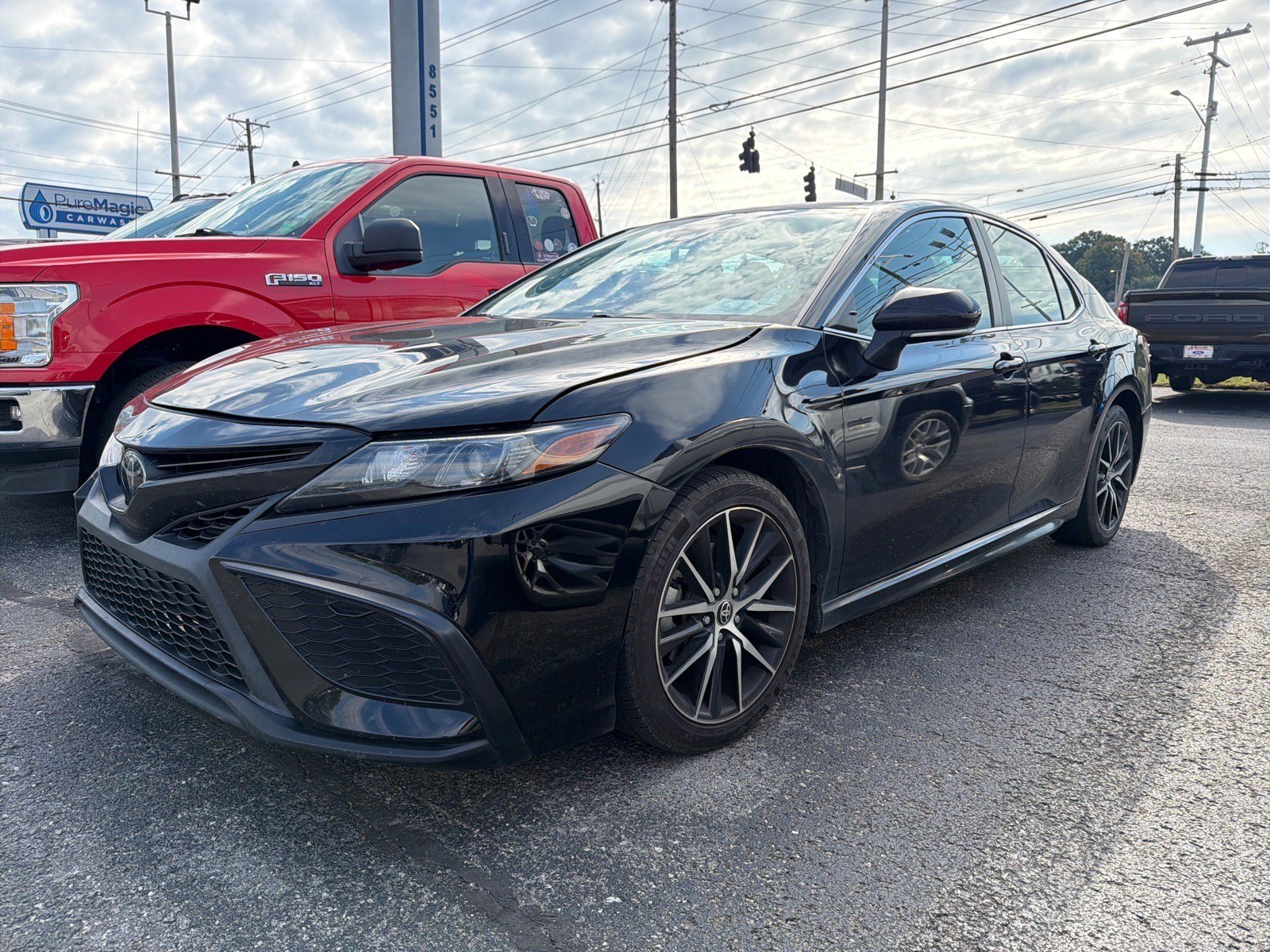 Used 2024 Black Toyota SE image 1