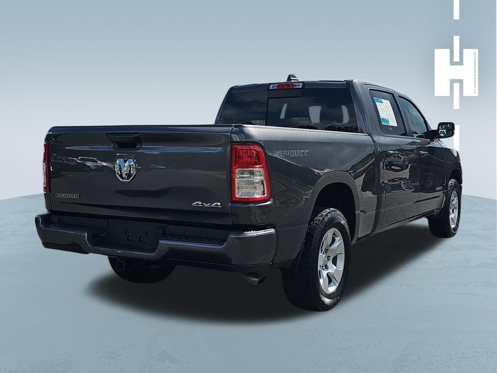 Used 2022 Granite Crystal Metallic Clearcoat Ram Big Horn image 3