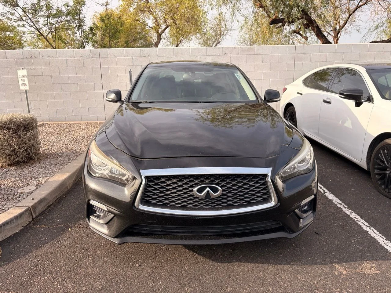 Used 2018 Black Obsidian INFINITI 2.0t Pure image 2