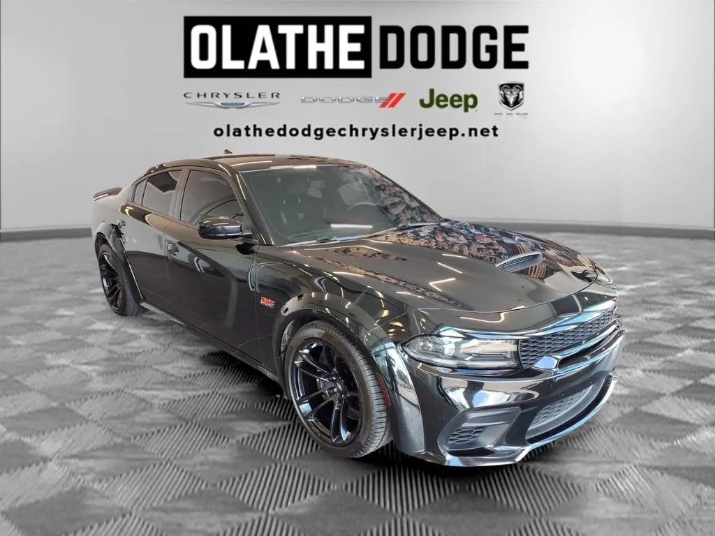 Certified Used 2023 Black Dodge R/T Scat Pack Widebody image 30