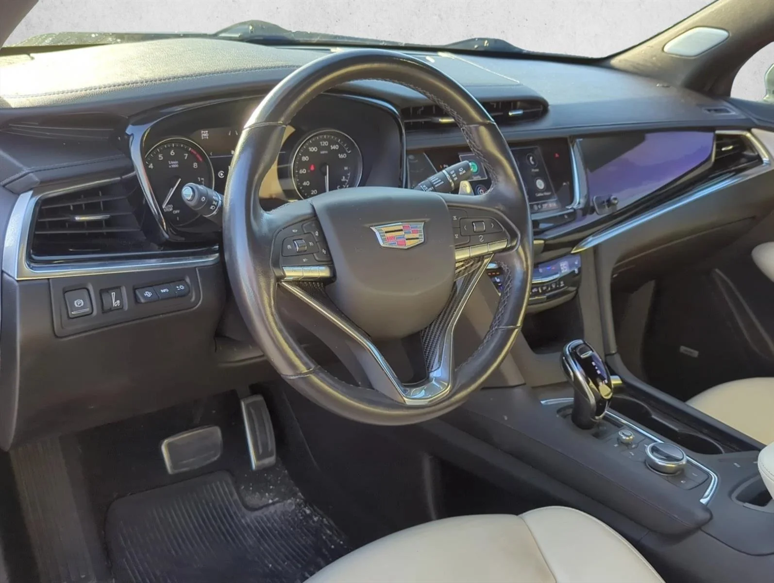 Used 2023 Argent Silver Metallic Cadillac AWD Sport image 9
