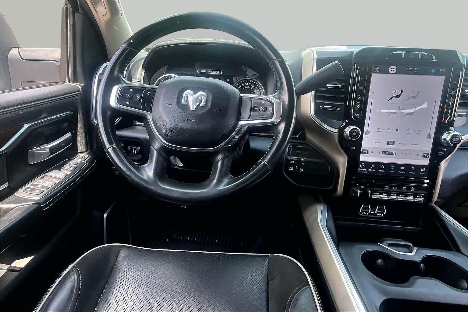 Used 2023 Bright White Clearcoat Ram Laramie image 6