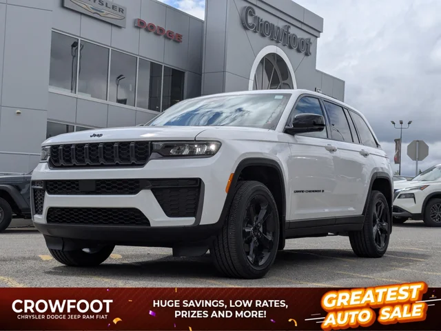 2026 Jeep Grand Cherokee Altitude - - 4x4 - 20 Gloss Black Wheels - Remote Start - Capri Leatherette & More!