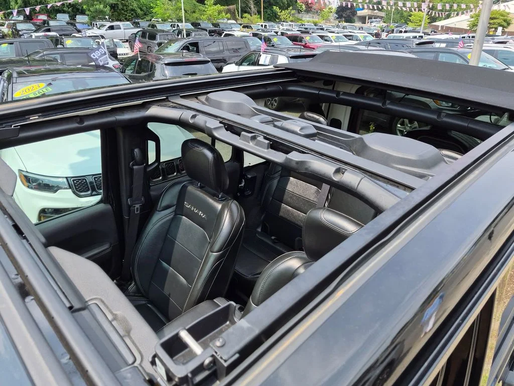 Used 2022 Black Jeep Unlimited Sahara 4xe image 21