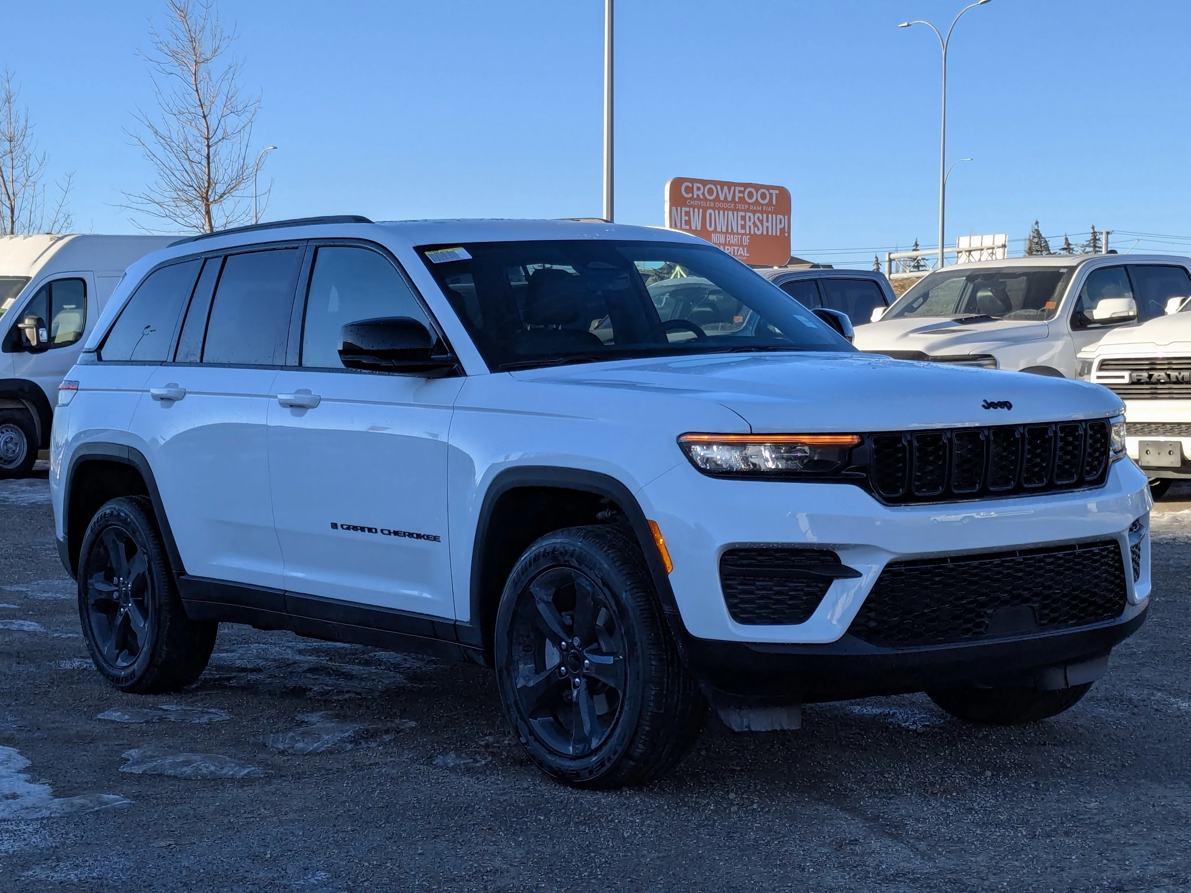 New 2025 White Jeep Altitude - - Power Sunroof - Power Liftgate - Wireless Charging - 20 Black Wheels & More image 2