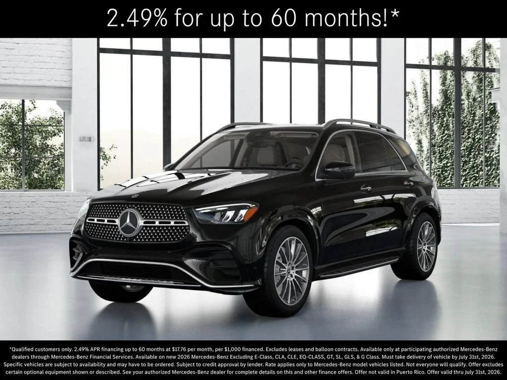 New 2026 Obsidian Black Metallic Mercedes-Benz GLE 450 image 40
