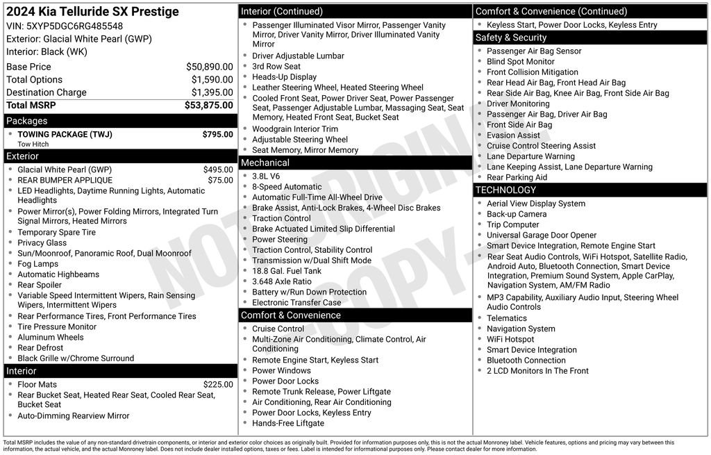 Used 2024 White Kia SX-Prestige image 31