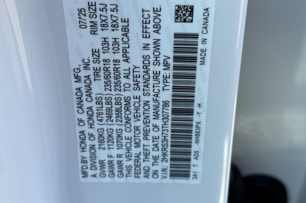 New 2026 Platinum White Pearl Honda EX-L image 27
