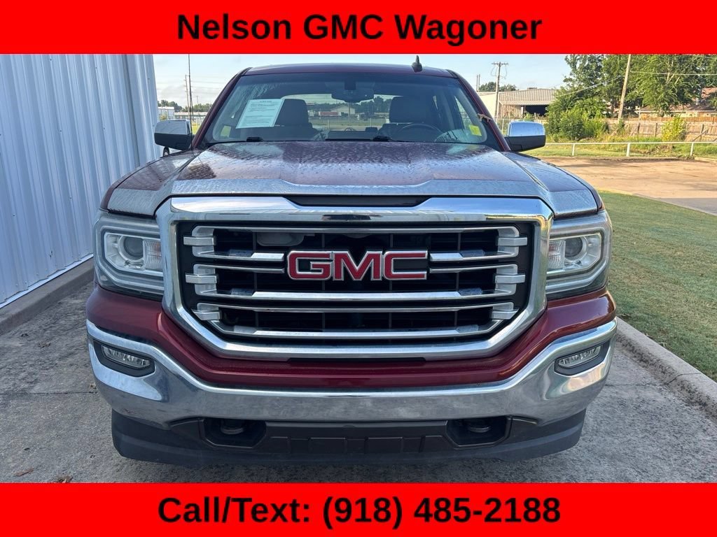 Used 2017 CRIMSON RED TINTCOAT GMC SLT image 2