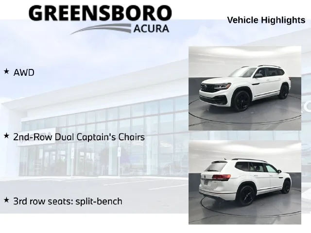 Used 2023 White Volkswagen 3.6L V6 SEL R-Line image 5