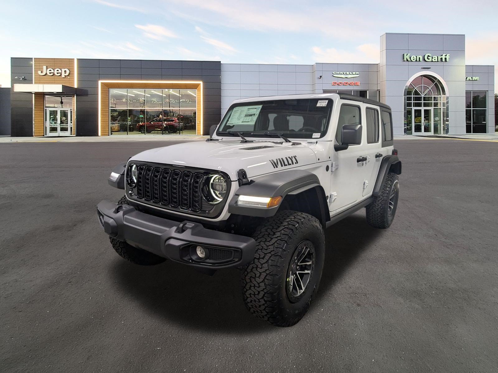 New 2026 Bright White Clear-Coat Exterior Paint Jeep Willys image 9