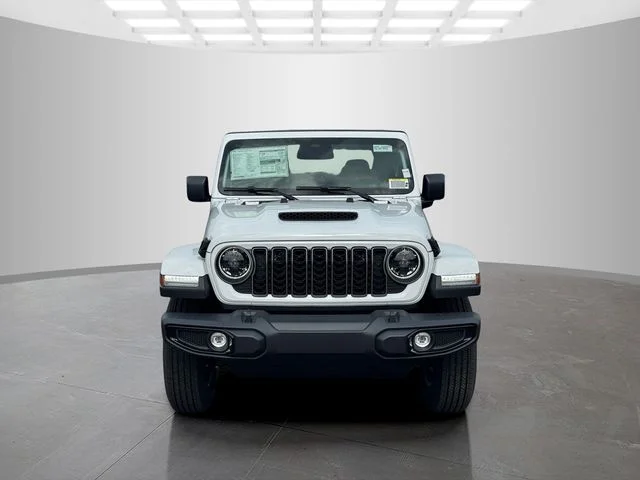 New 2026 Bright White Clear-Coat Exterior Paint Jeep Sport S image 2