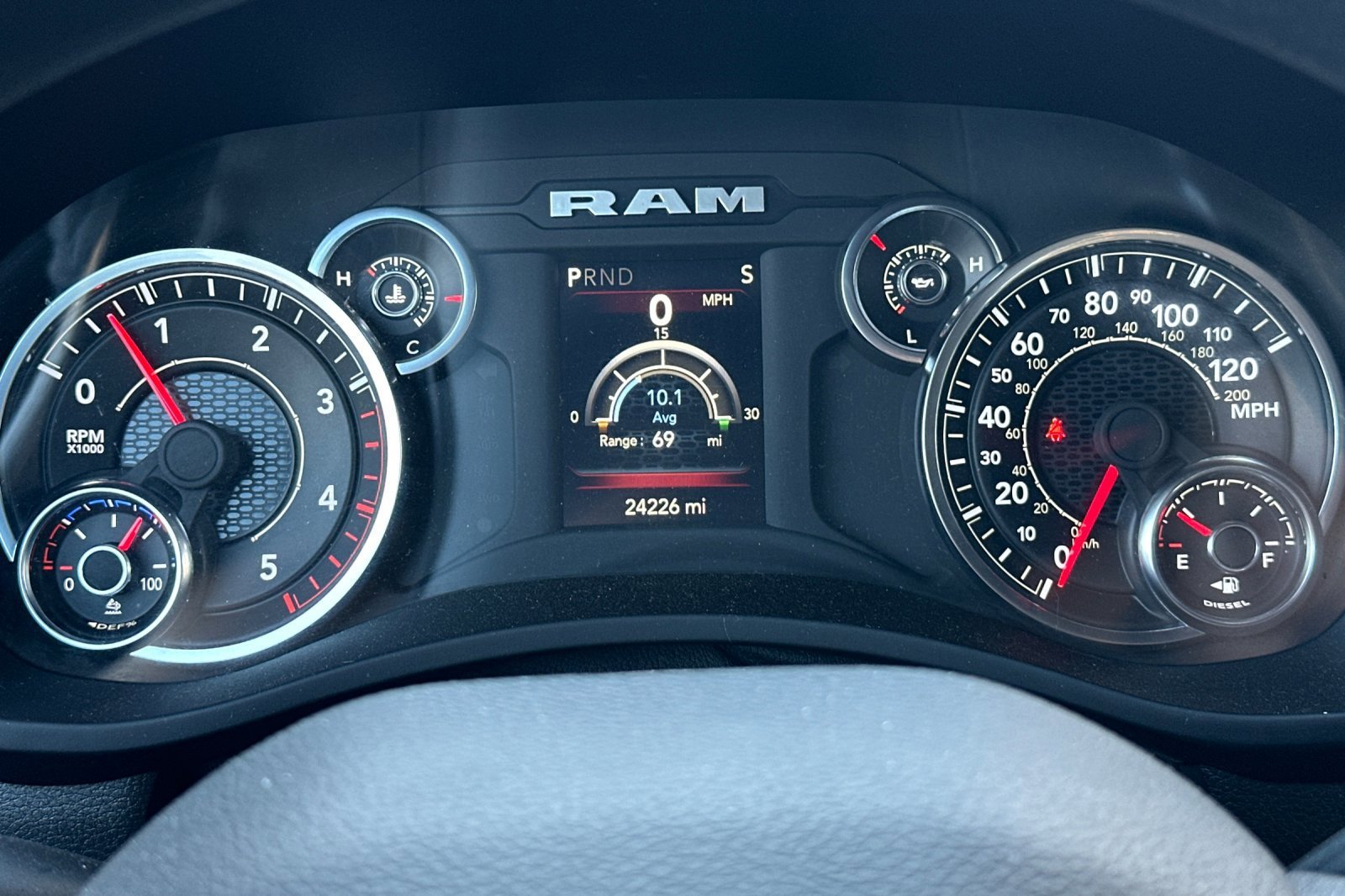 Used 2024 Bright White Clearcoat Ram SLT image 32
