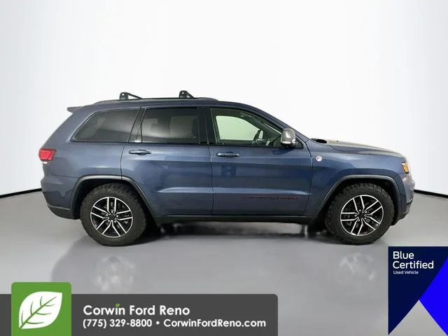 Used 2021 Pacific Blue Clearcoat Jeep Trailhawk image 10