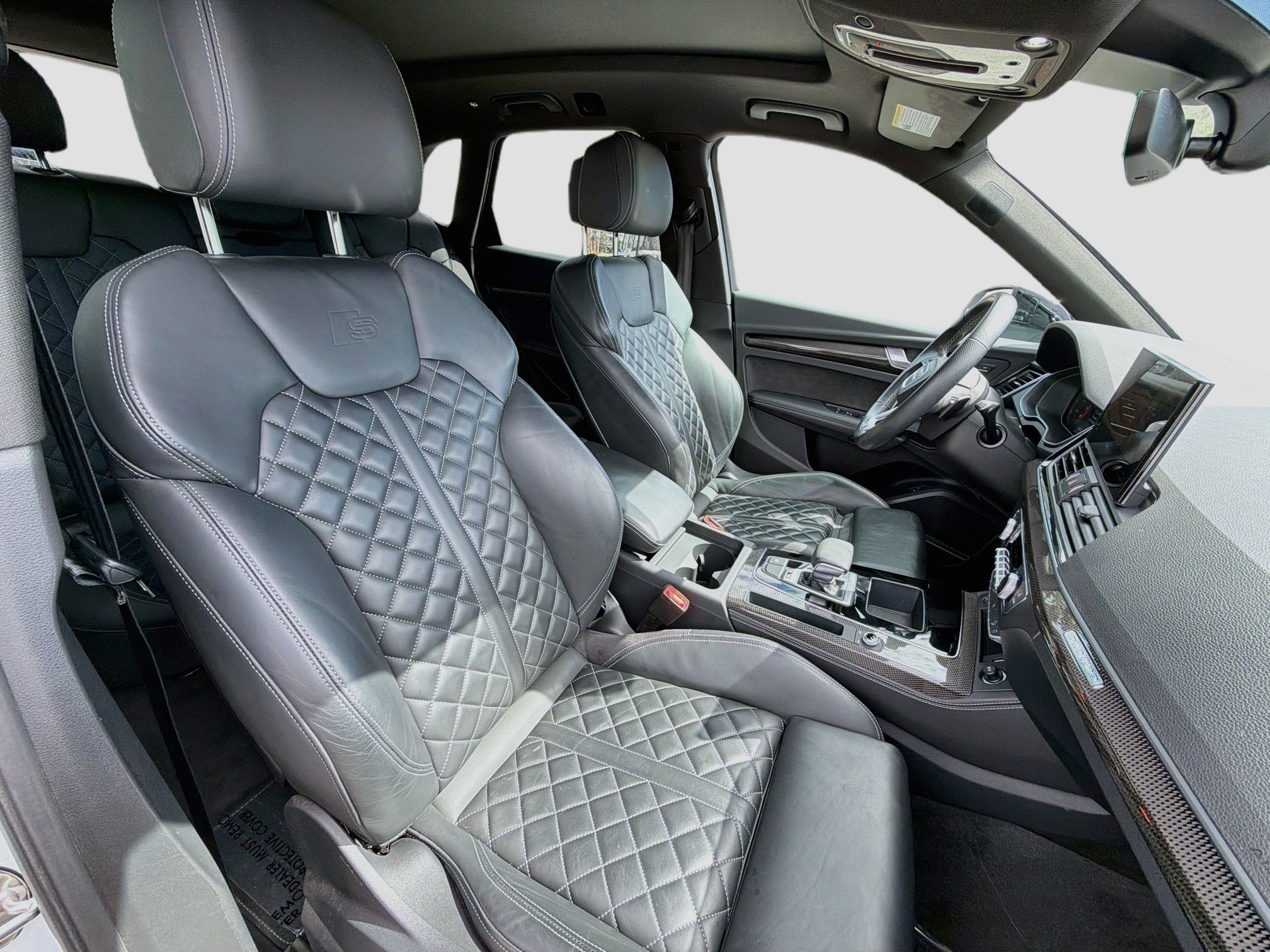 Used 2023 Glacier White Metallic Audi Premium Plus image 14