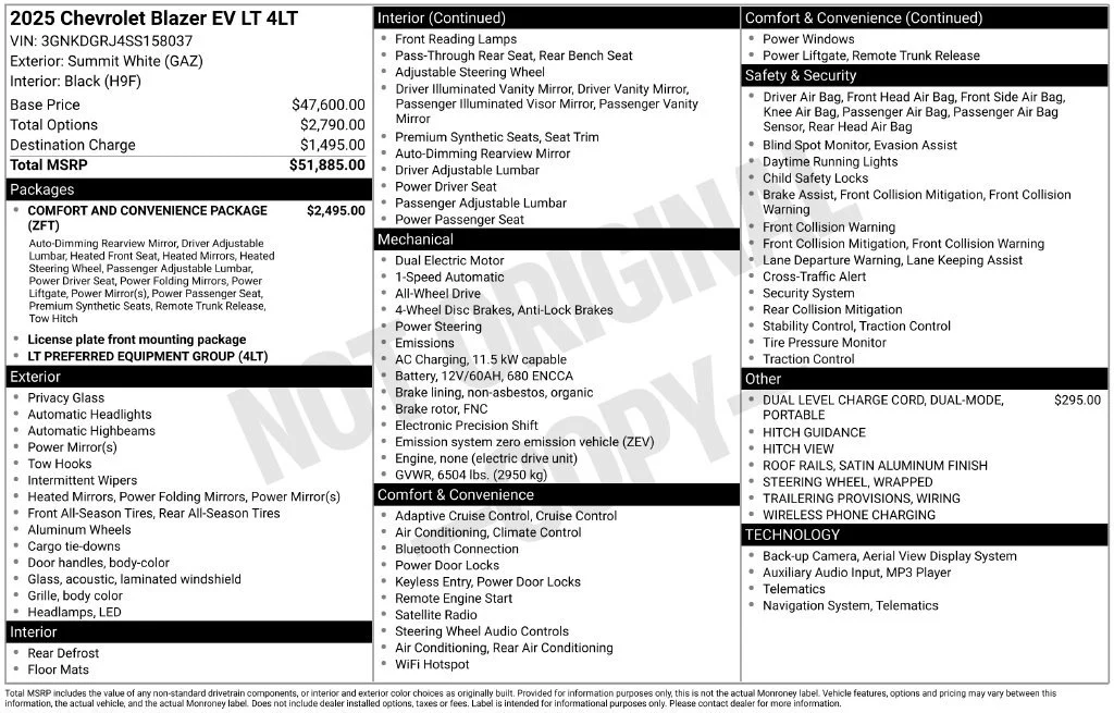 2025 Chevrolet Blazer EV LT - Photo 17