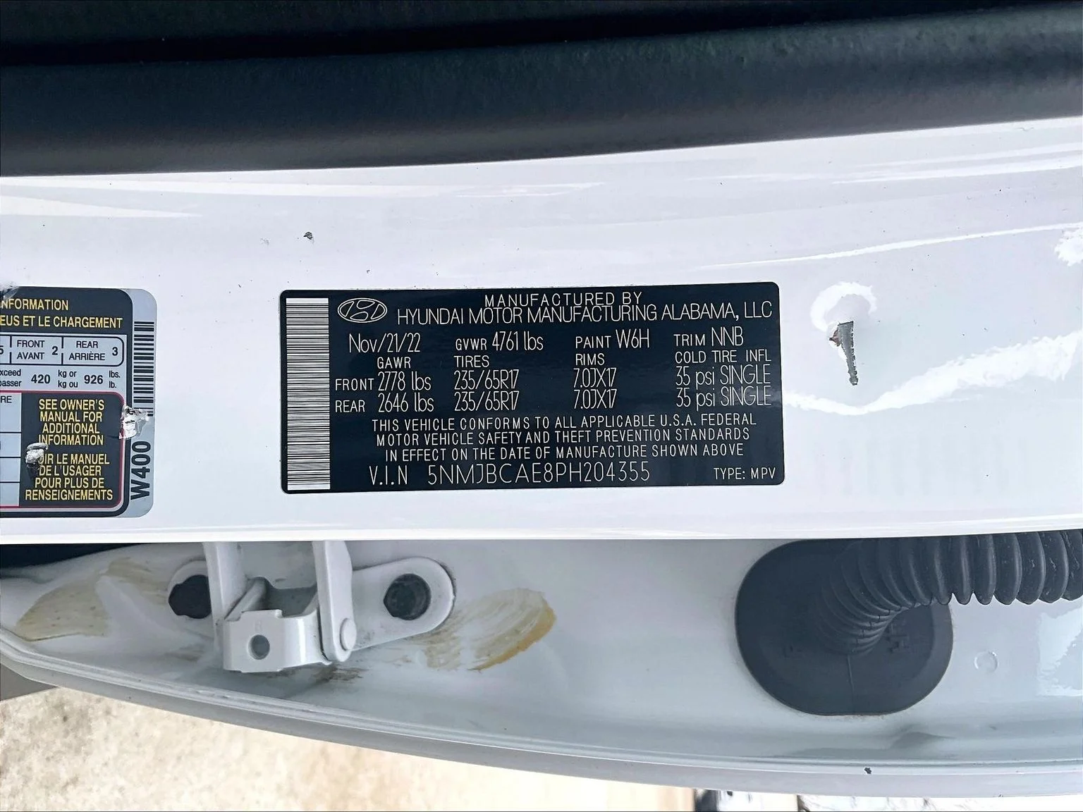 Used 2023 White Hyundai SEL image 35