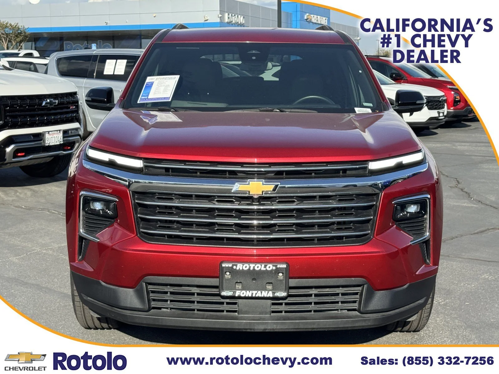 Used 2025 Radiant Red Tintcoat Chevrolet FWD LT image 2
