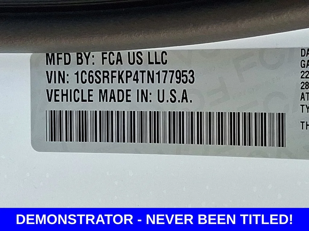 New 2026 Ivory White Tri-Coat Pearl-Coat Exterior Paint RAM Tungsten image 21