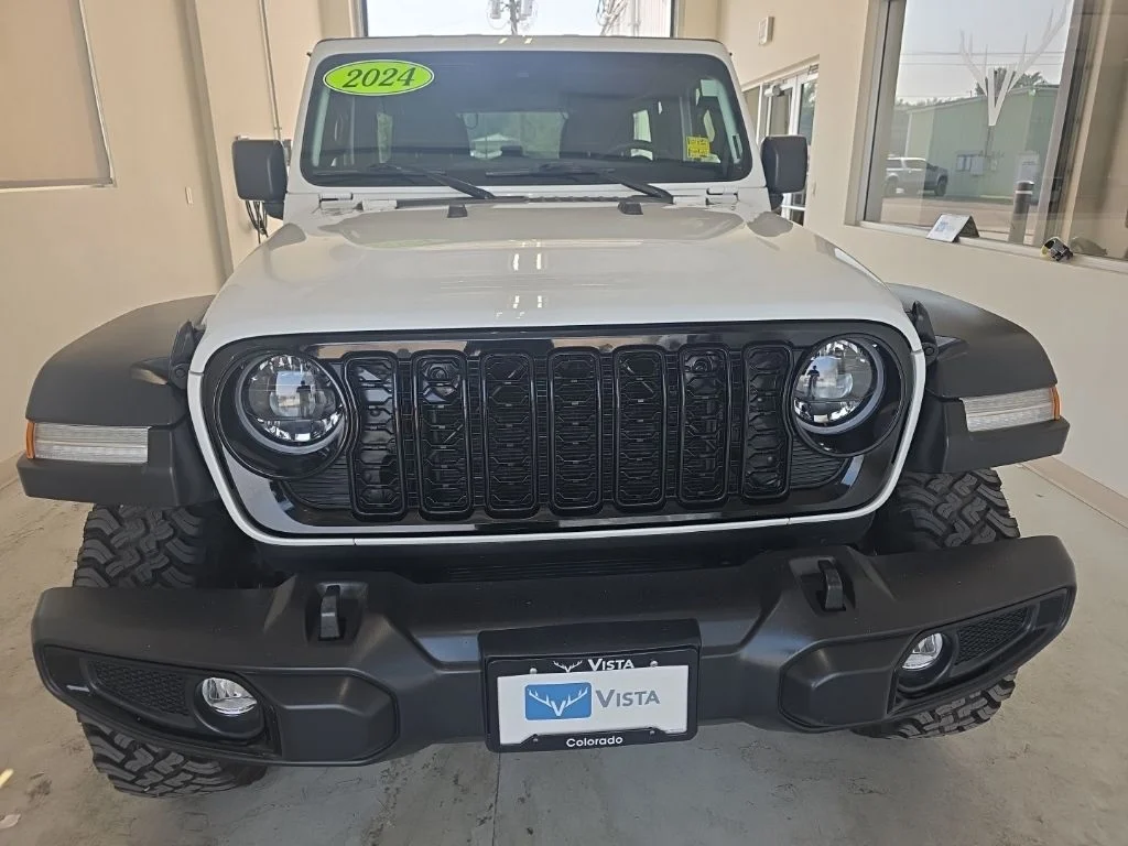 Used 2024 Bright White Clearcoat Jeep Willys image 2