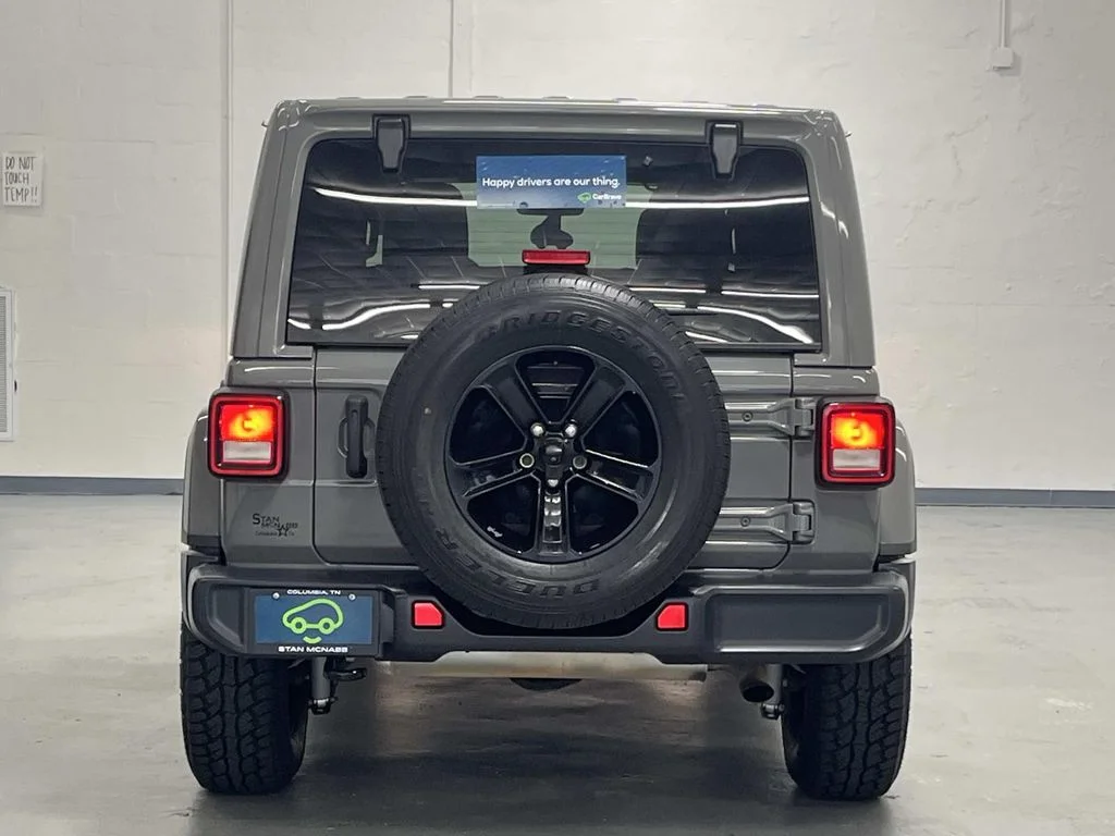 Used 2020 Sting-Gray Clearcoat Jeep Sahara Altitude 4WD 2.0L 1 Owner image 7