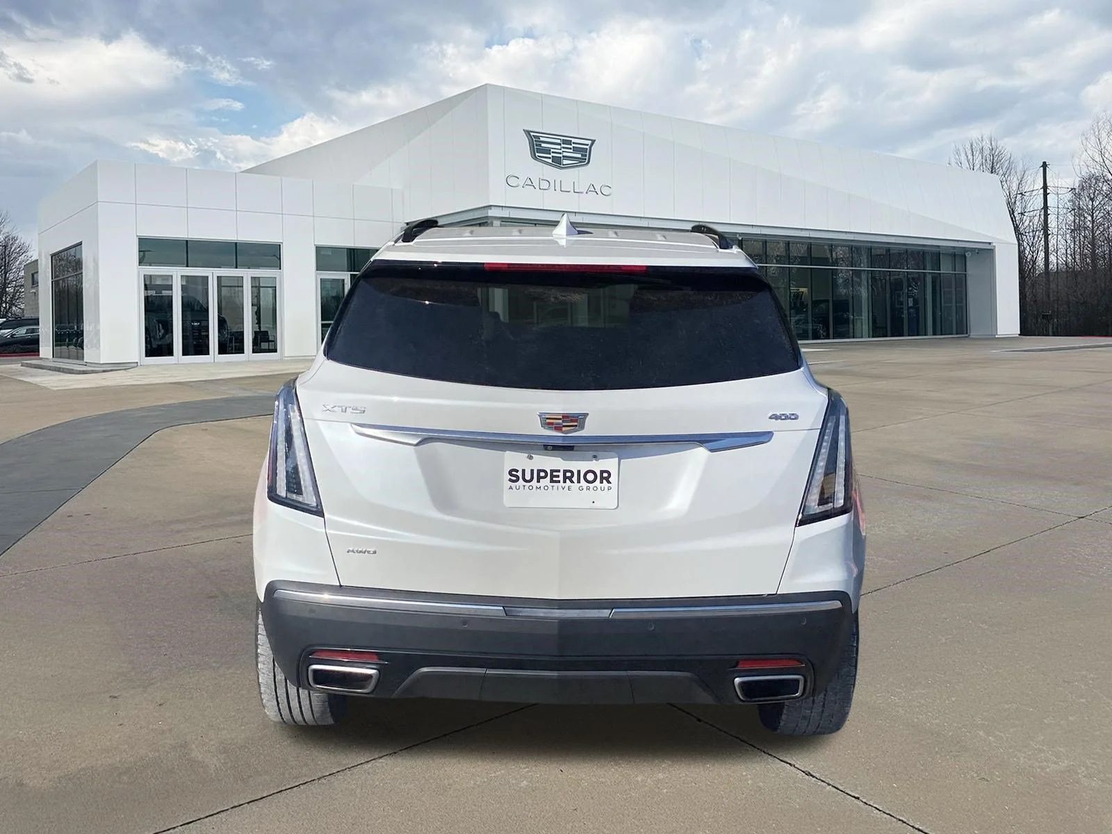 Used 2024 Crystal White Tricoat Cadillac AWD Sport image 4