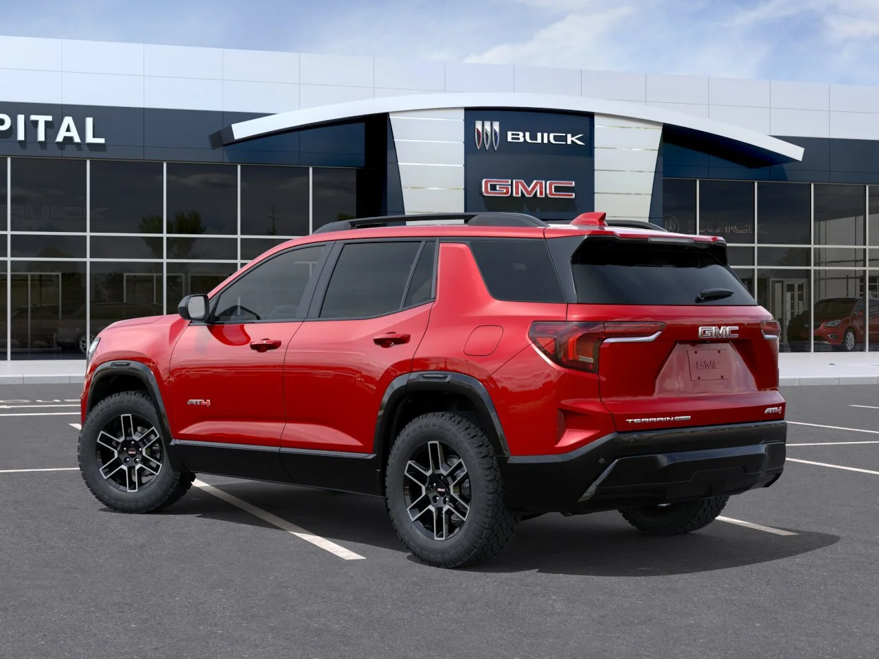 New 2027 Volcanic Red Tintcoat GMC AWD AT4 image 4