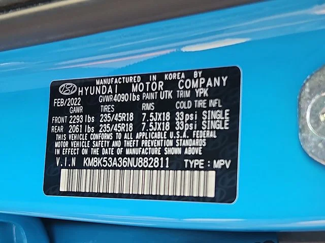 Used 2022 Green Hyundai Limited image 28