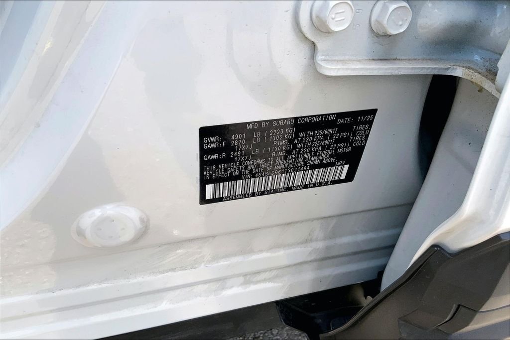 Certified Used 2026 White Subaru Premium image 18