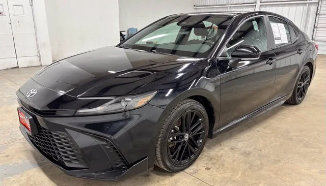 Used 2025 Black Toyota SE image 3