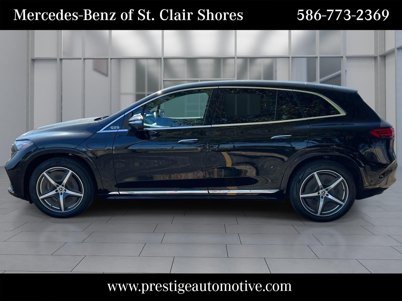 Certified 2023 Mercedes-Benz EQS SUV Base with VIN 4JGDM4EB5PA023796 for sale in St. Clair Shores, MI
