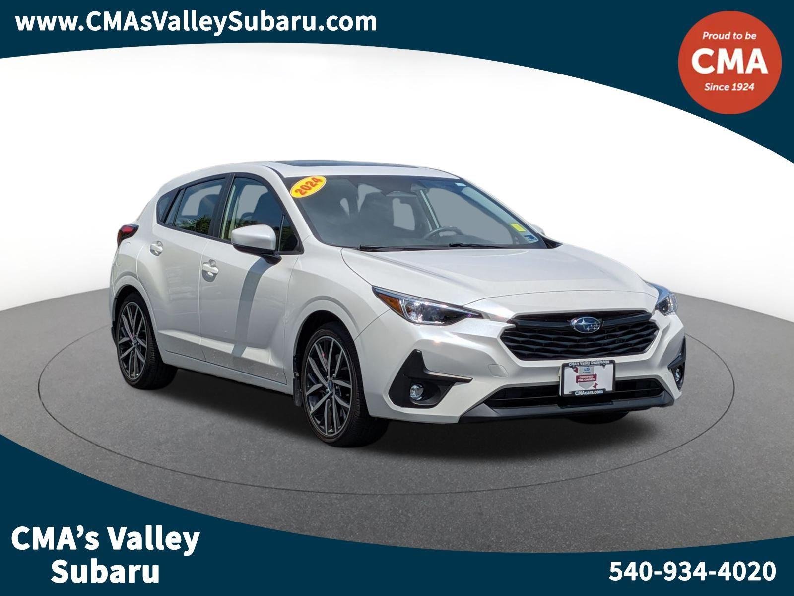 Certified Used 2024 Crystal White Pearl Subaru Sport image 1