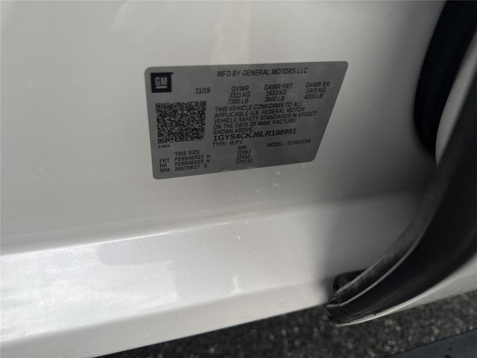 Used 2020 CRYSTAL WHITE TRICOAT Cadillac Premium Luxury image 42