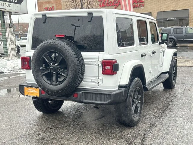 Certified Used 2022 White/off-white Jeep Unlimited Sahara Altitude image 7