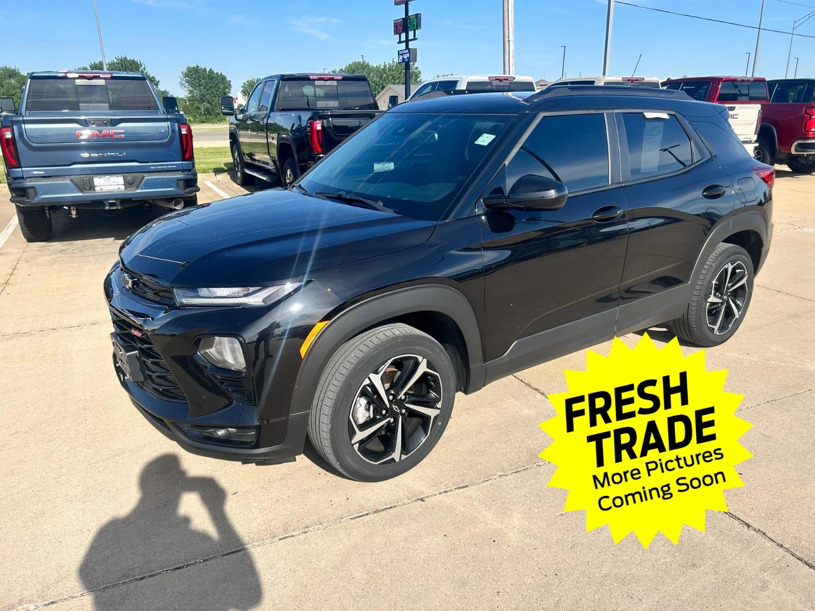 Used 2021 Mosaic Black Metallic Chevrolet RS image 1