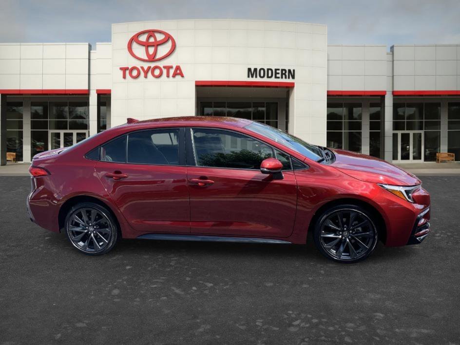 Certified Used 2025 Ruby Flare Pearl Toyota Hybrid SE image 4