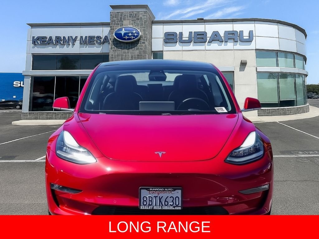 Used 2018 Red Multi-Coat Tesla Long Range image 2