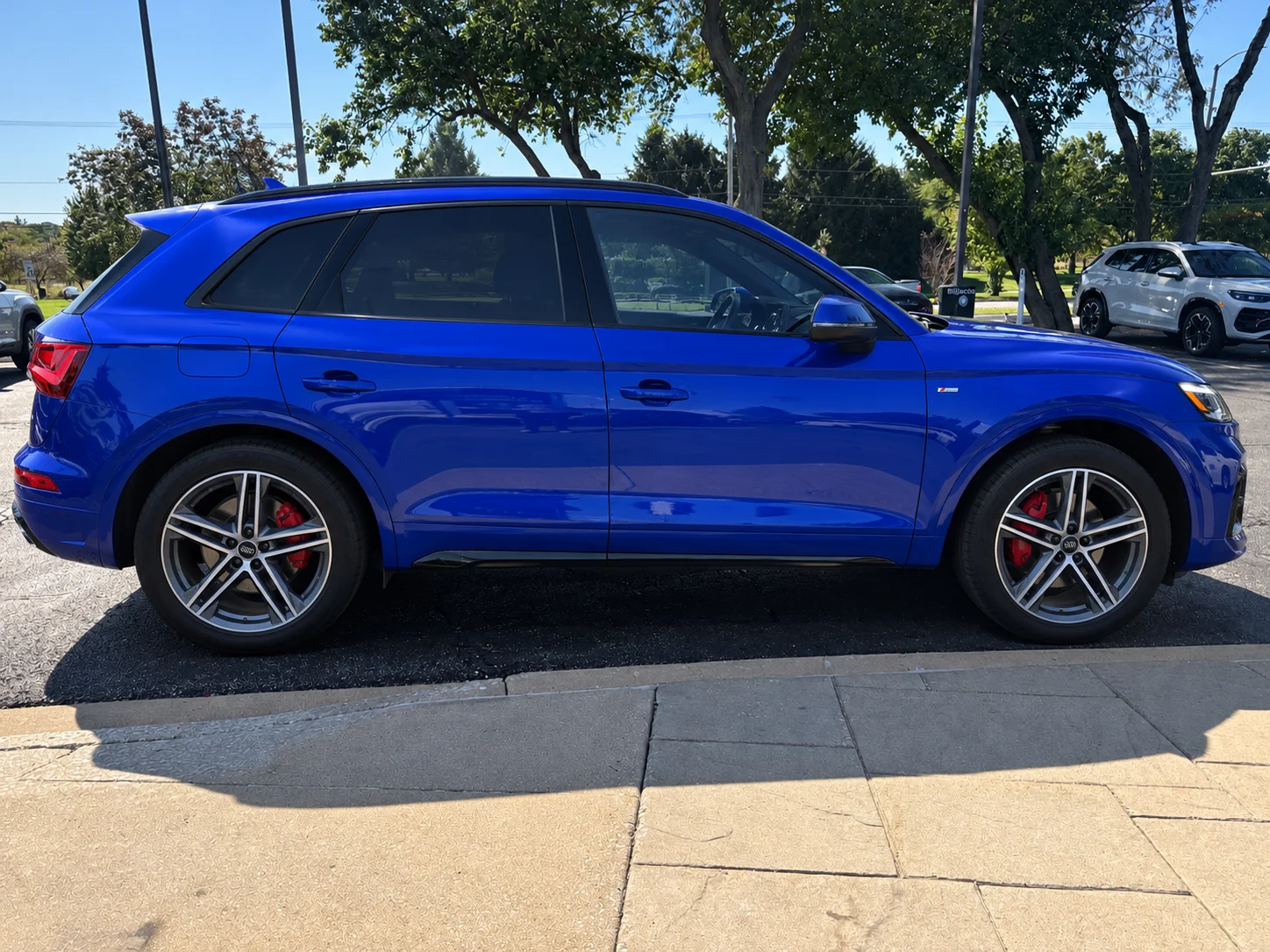 Used 2024 Blue Metallic Audi 55 Prestige image 6